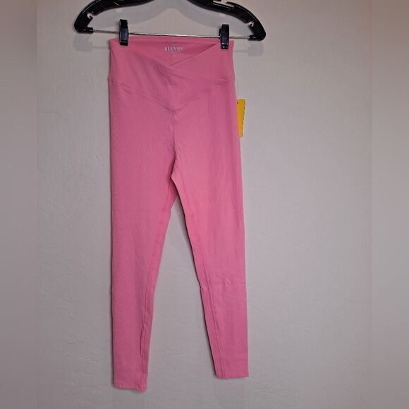Eleven By Venus Williams Glamour Girl Leggings Bubble Gum Pink NWT Size … - Picture 1 of 9